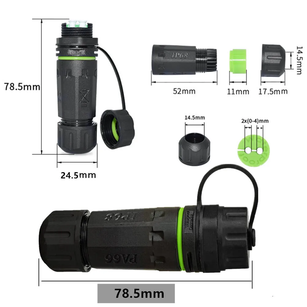 IP68 Waterproof SC LC Fiber Optical Coupler/Adaptor, Extend Fiber Optic Cable Length for LC Fiber Optic Cable Extension