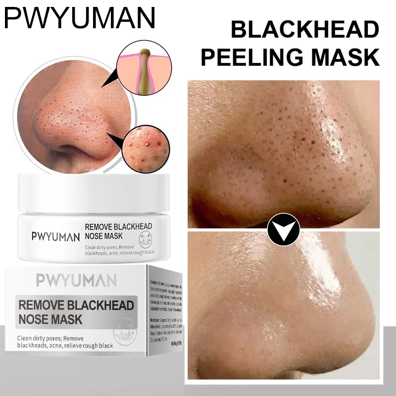 

Blackhead Removal Face Mask Unisex Nose Mask Bamboo Charcoal Pores Remove T-zone Deep Cleansing Peel-Off Mask Beauty Skin Care