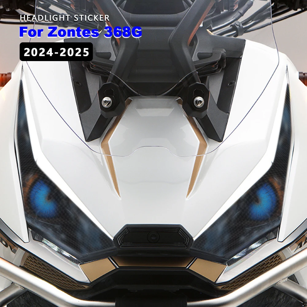 

Наклейка на фару, водонепроницаемые наклейки на мотоцикл для Zontes 368G 2024-2026, аксессуары, наклейки на фару для мотоцикла