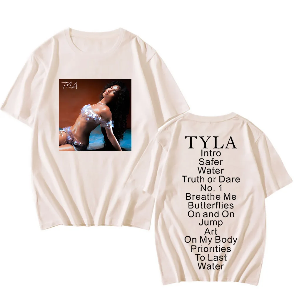 Tyla T-shirt One Call Graphic Printing Hip Hop Cotton Tee-shirt Funko Pop Gothic High Quality Tshirt Ropa Mujer Vintage Clothes