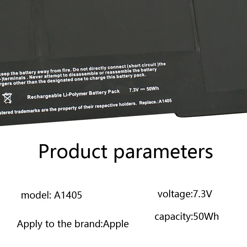 Imagem -05 - Dxt-bateria do Portátil para Apple Macbook 13 A1405 A1496 A1377 A1466 A1369 7.3v 50wh Novo