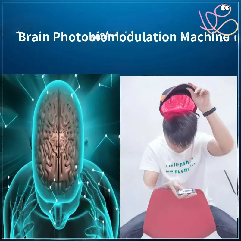 

Phototherapy 1070nm Near Infrared Red LED Light Brain Disease Therapy Helmet for Stroke Rehabilitation