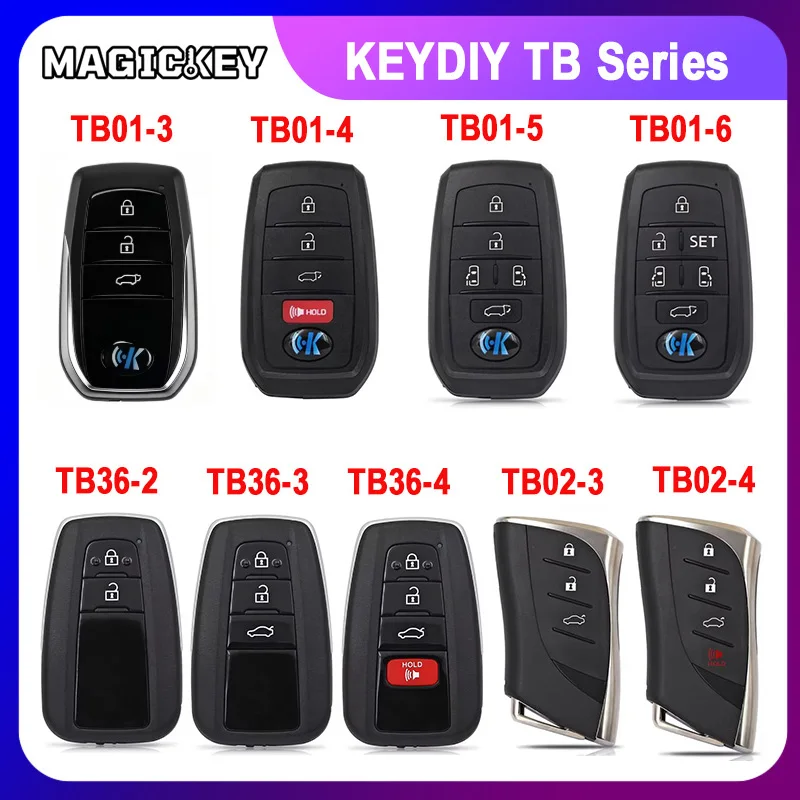 KEYDIY 8A TB Smart Key Remote TB01 TB02 TB36 for Toyota Corolla RAV4 for Lexus ES GS FCCID:0020 0410 2110 F43 0351 0010 0440