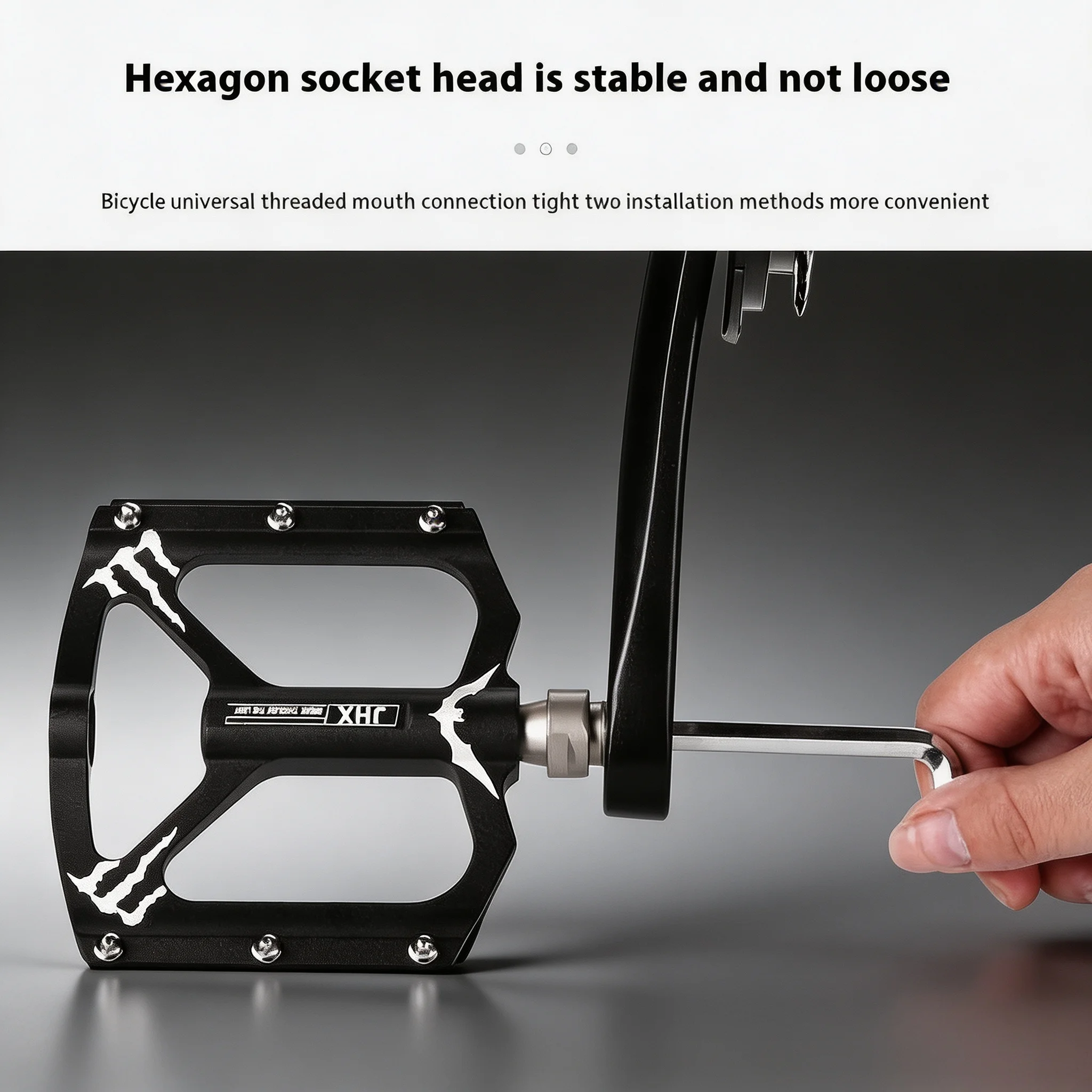 Ultraleichte Fahrradpedale aus Aluminiumlegierung, Schnellspann-Faltpedale mit Lagerplattform für Rennrad, MTB und Faltrad – Detail 12