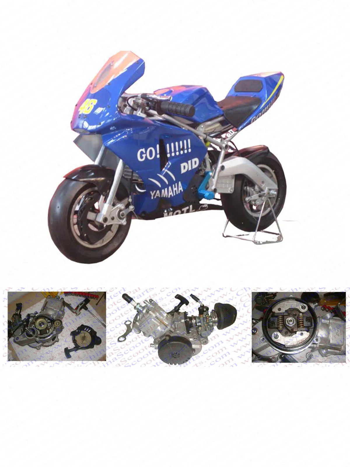 Crankshaft For Polini GP3 39CC Water cooled engine  Pocket Bike