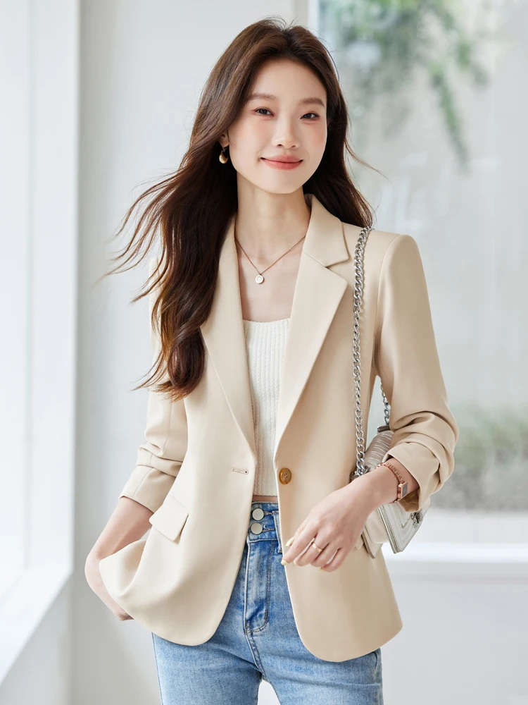 Alyssa Elegant and stylish women's clothing, high-quality blazers. Soft and comfortable, charming temperament. New 2026