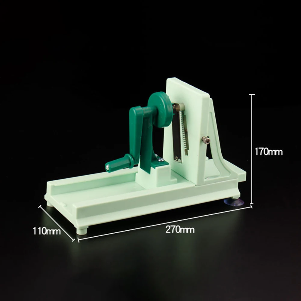 Manual Vegetable Spiral Slicer Multifunctional Heavy Duty Veggie Spiralizer Kitchen Tools Food Slicer Vegetable Shredder