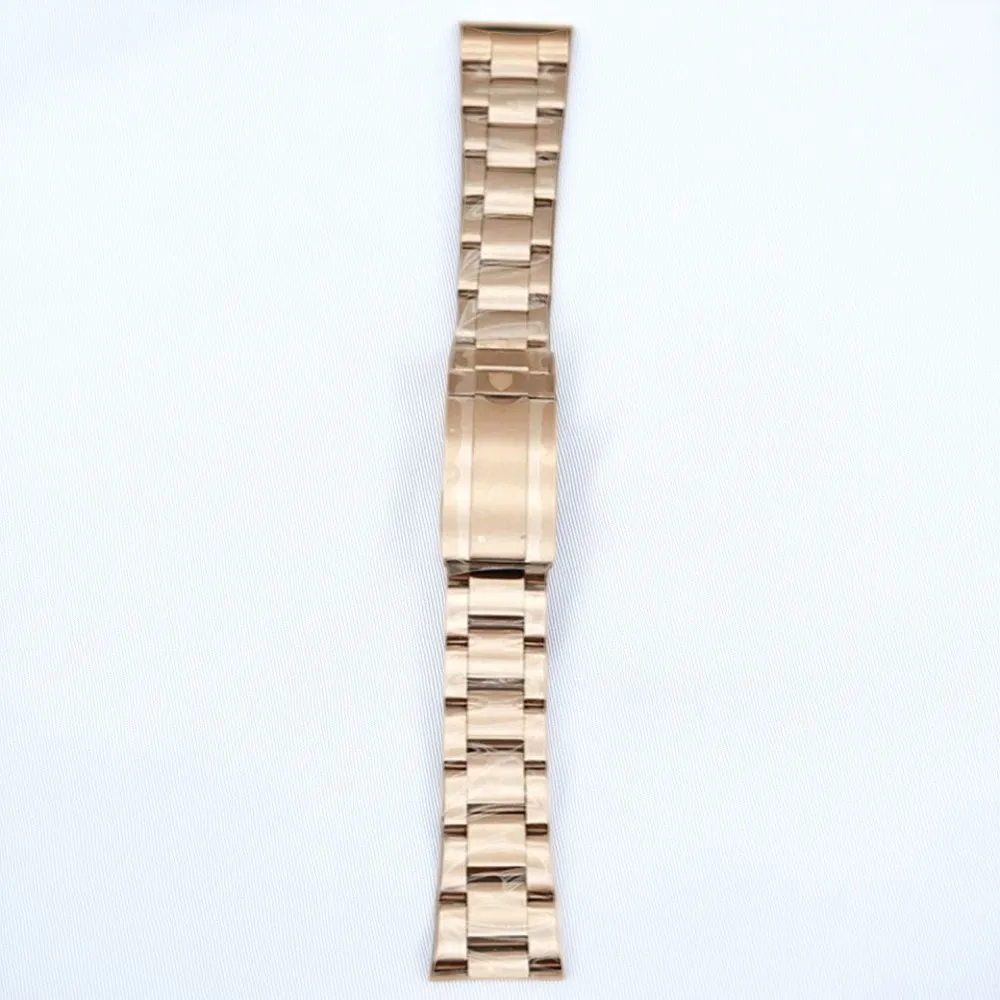 Складная пряжка, полностью стальной ремешок 20 мм для мужских часов Daytona, аксессуары для модификации