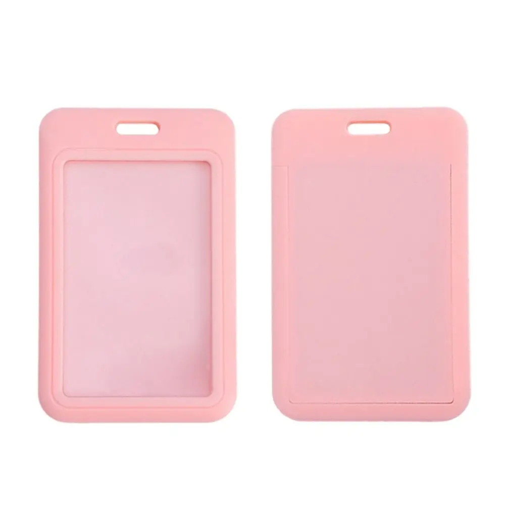 Cartoon Plastic Business Card Holder Bank ID Holders Badge Holder Unisex