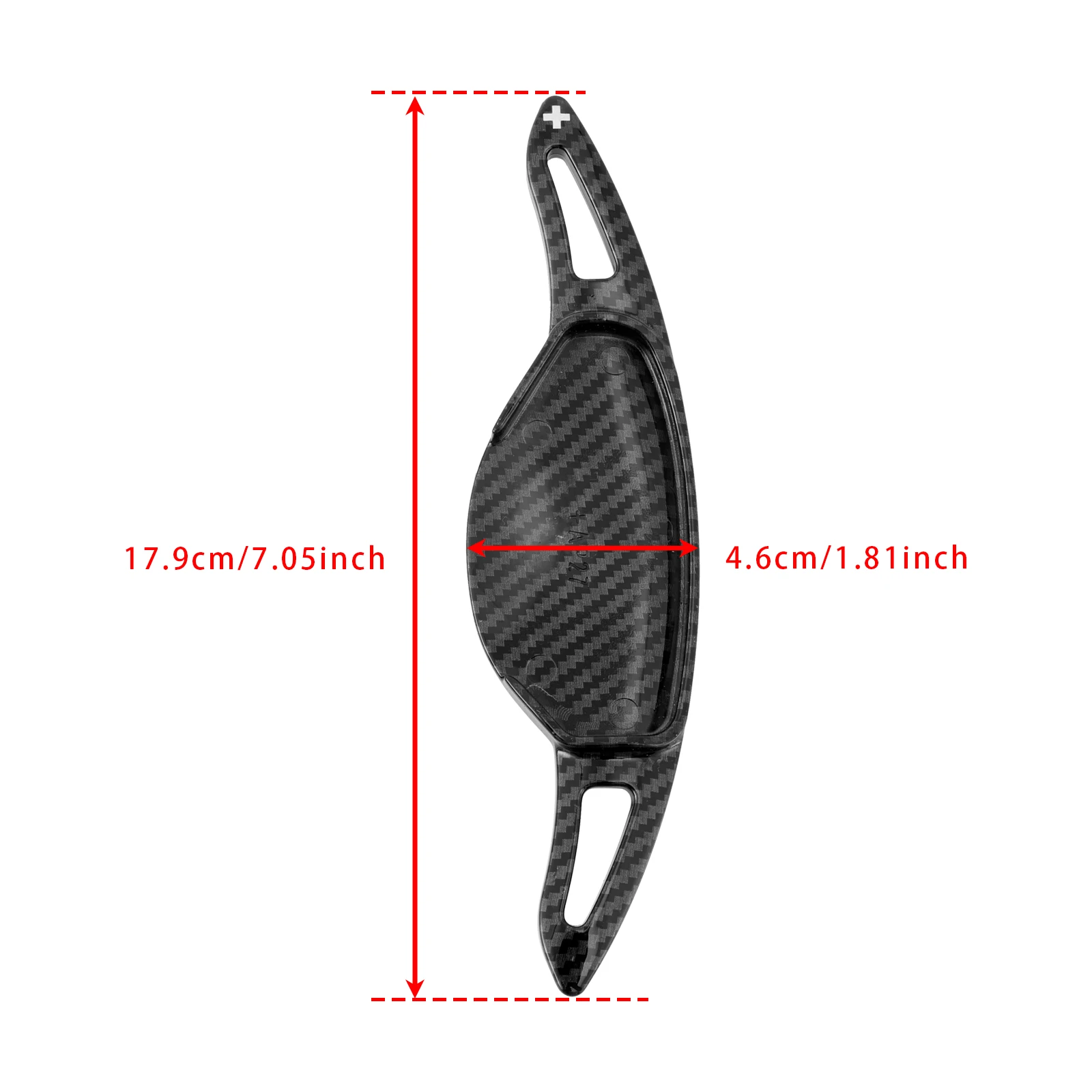 Darupsun Carbon Look Steering Wheel Paddle Shifter Extension for Nissan Mitsubishi