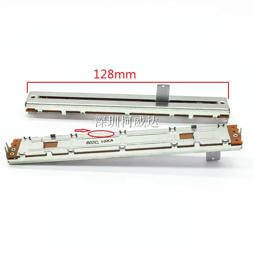 Original New 100% direct sliding pusher single potentiometer A10K total length 128mm stroke 100mm (SWITCH)