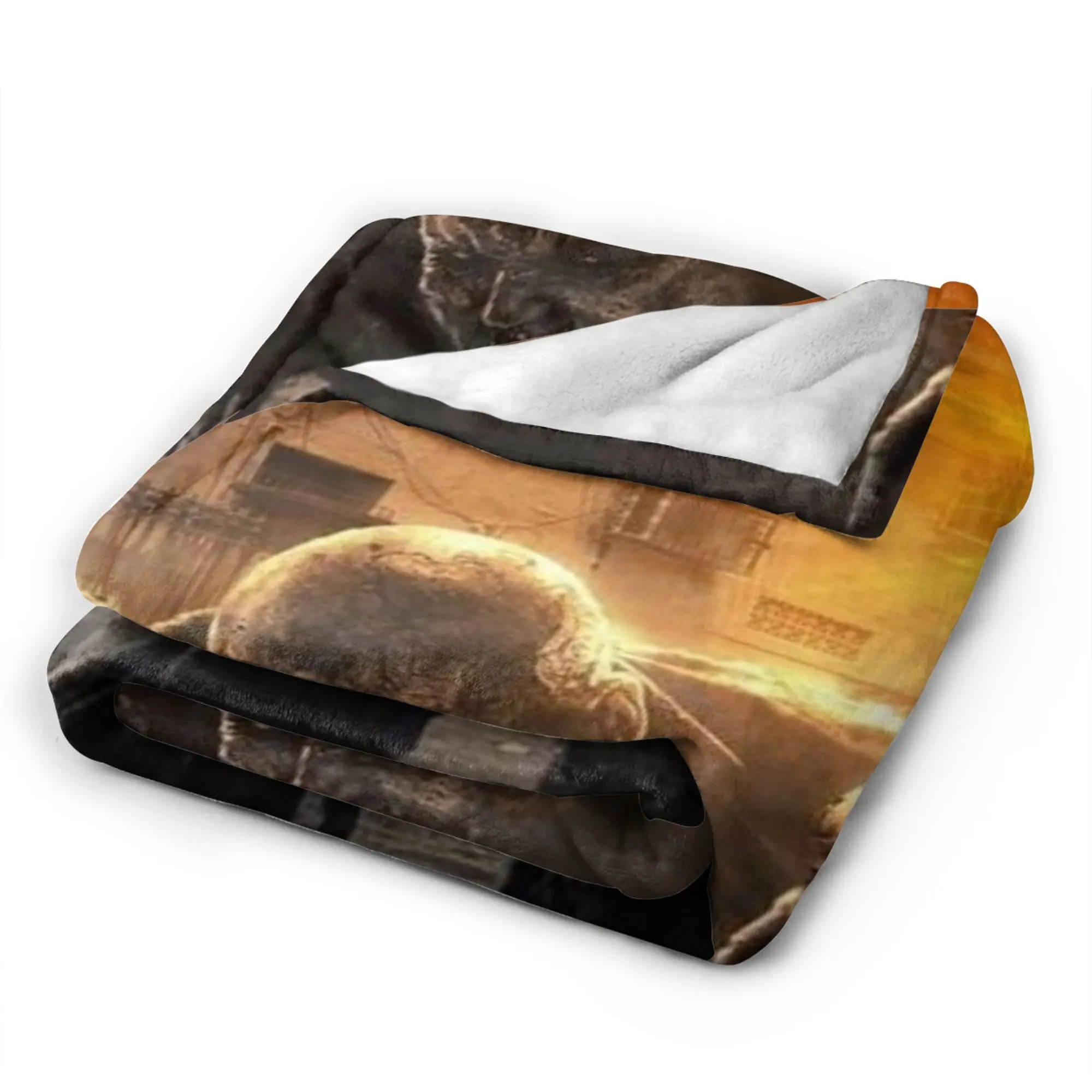 مريحة الموت الخفيفة الوحش لعبة بطانية الملحقات الفراش الزخرفية رمي بطانية مخملية فائقة النعومة للأريكة #4