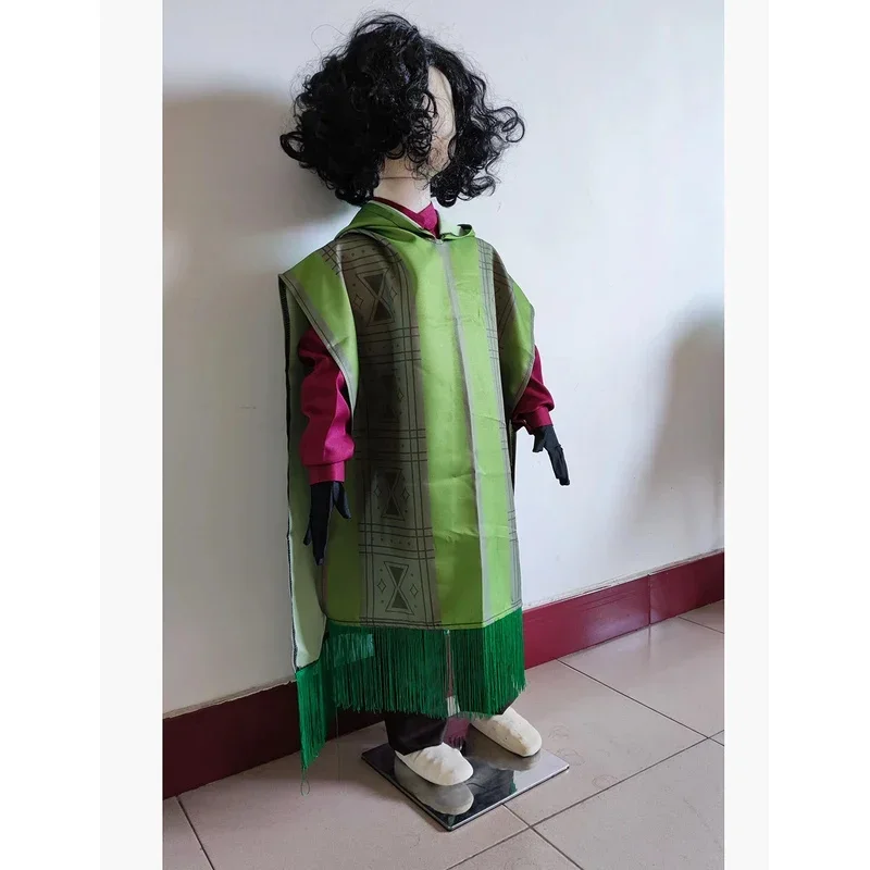 Детский очаровательный костюм для косплея Bruno Madrigal, комплект нарядного парика для дня рождения, карнавала, высокого качества, вечеринки на Хэллоуин M17