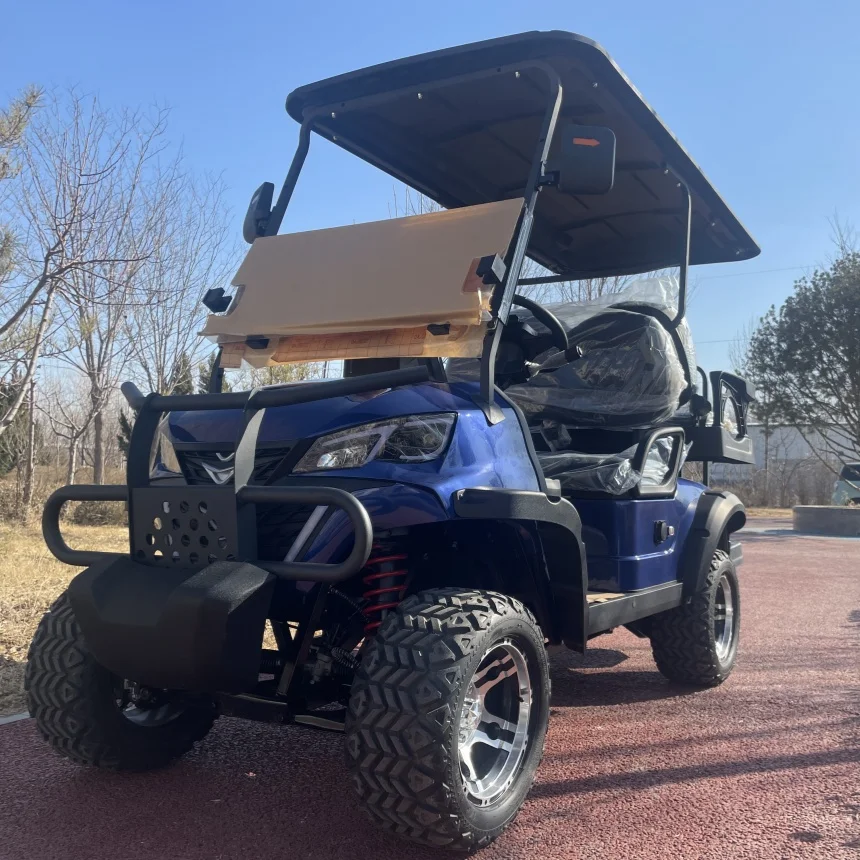 

Brand China Club Car 60V Lithium Battery 4+2 Seats Off Road Electric Golf Cart For Adult Stable Quality Long Durability