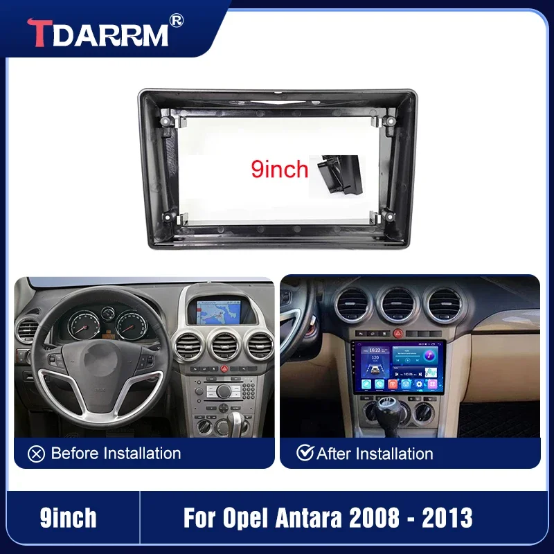 For 2008 2009 2010 2011 2012 2013 Opel Antara Car Radio Screen Framework Multimedia Video Player Harness Frame