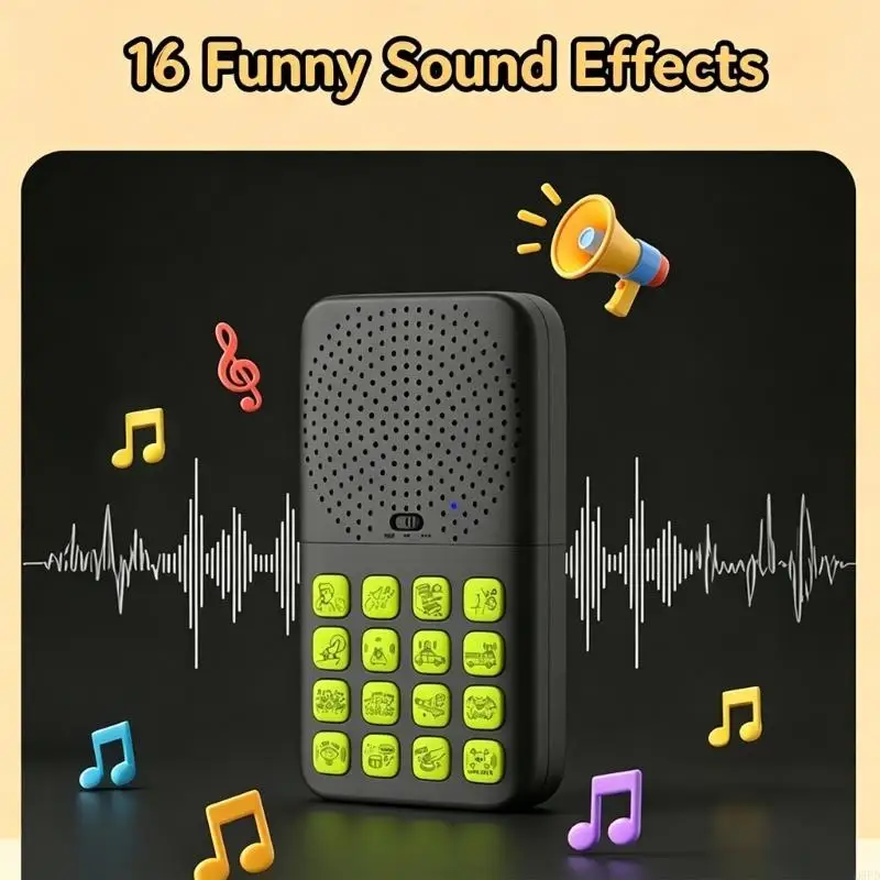   Pranks Toy 16 Voice Changing Sound Effects Machine Novelty Gift For Adults Kids