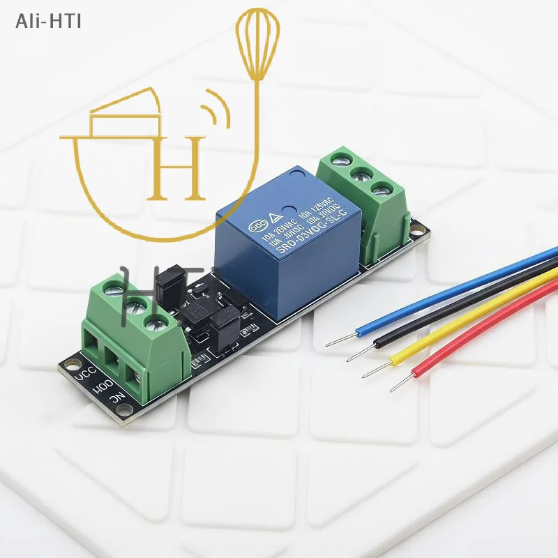 3V Single Channel Relay Isolated Drive Control Module High Level Trigger Board for DIY Electronic Circuit Projects