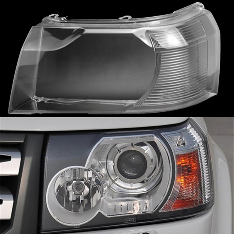 Auto Light Caps For Land Rover Freelander 2 2007-2012 Car Headlight Cover Lamp Glass Lens Case Accessory Part