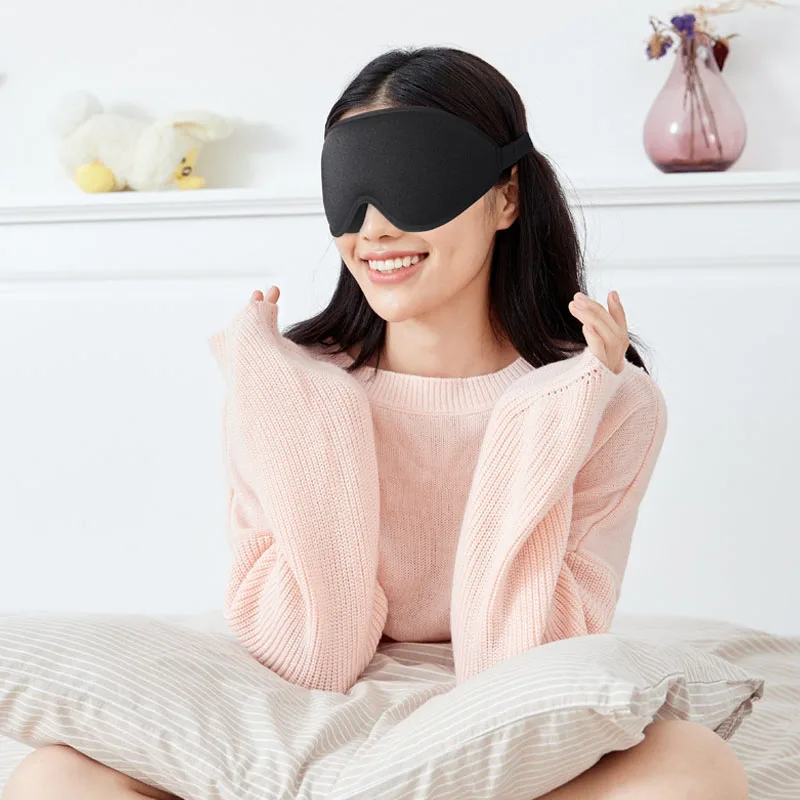 Eye Mask for Sleeping 3D Contoured Cup Blindfold Concave Molded Night Sleep Mask Block Out Light with Women Men