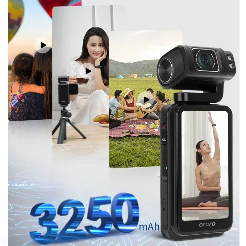 Videocámara M3, cámara de vídeo Digital, pantalla táctil IPS de 3,5 pulgadas, 5K, 30FPS, 4K, 60FPS, Filmadora Camara para YouTube, Vlog, vídeos, 3250mAh