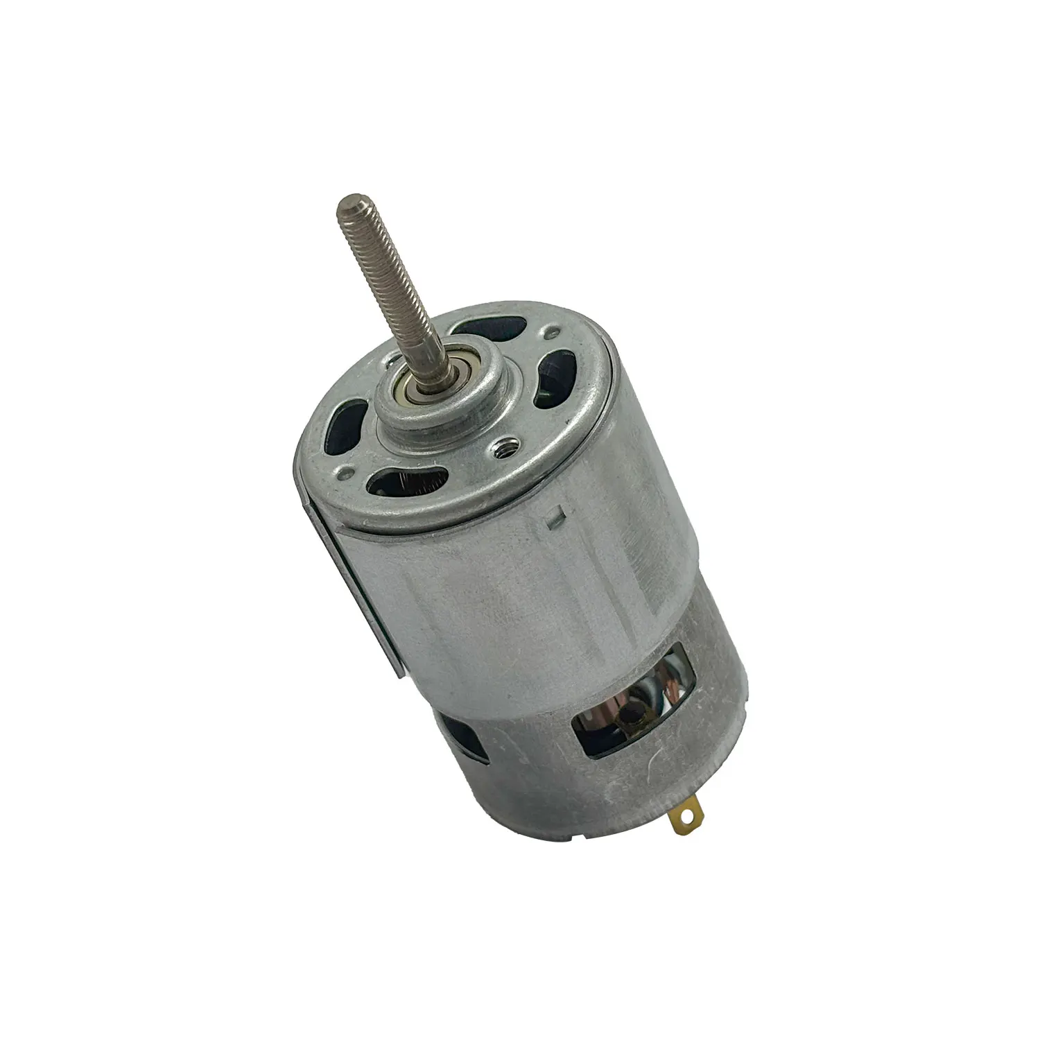 DC Motor 21V 755 Type for Electric Grass Trimmer Replacement Lawn Mower Compatible Lightweight 283g Silver 9.9x4.4x4.15cm