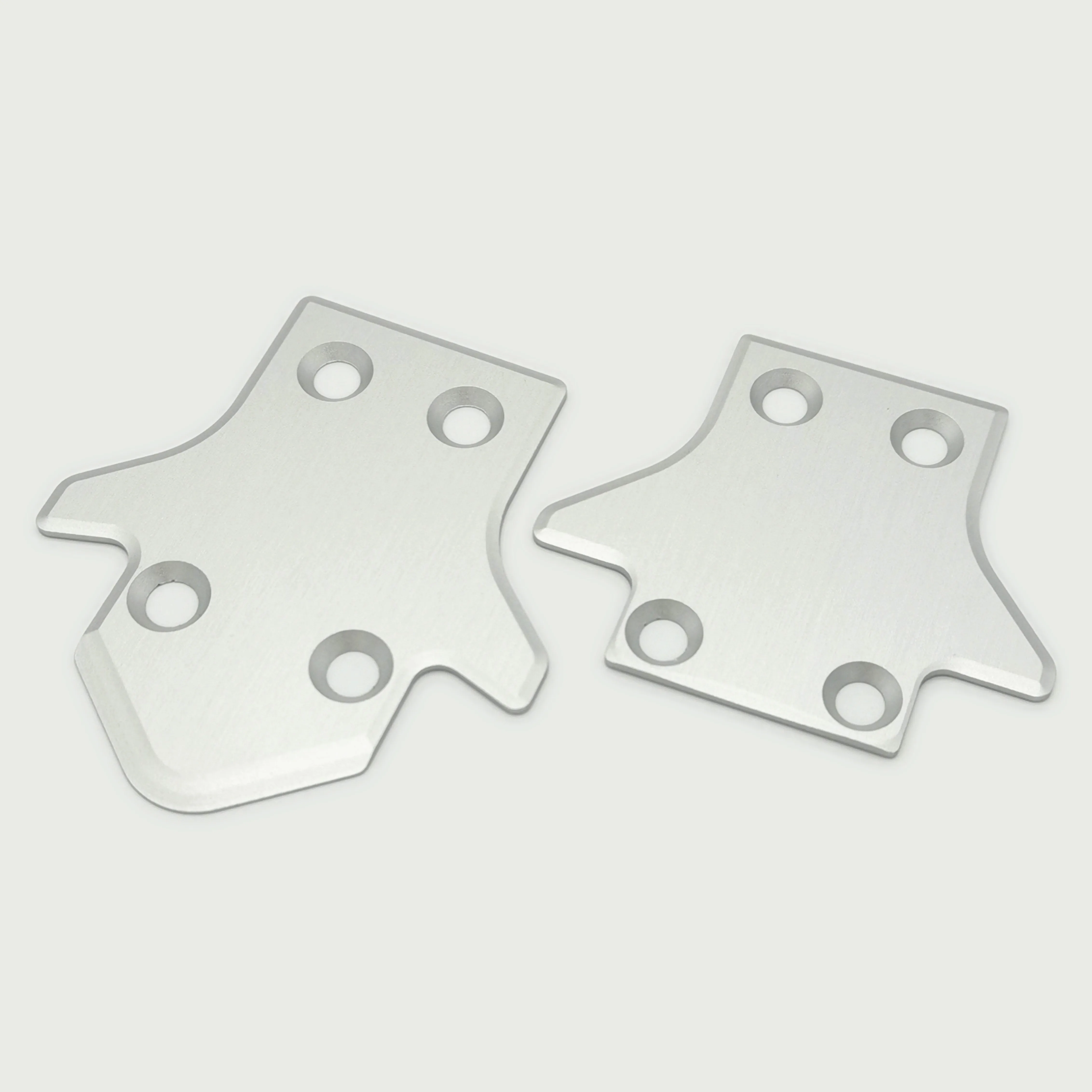 Aluminum Front and Rear Chassis Skide Plate Protect Plate Silver for Kyosho Inferno MP9 MP9e MP10 MP10e TKI1 TKI2 MP10T