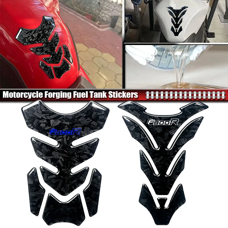 Forging Motorcycle Fuel Tank Pad Protector Decal Stickers For F800R F 800R
