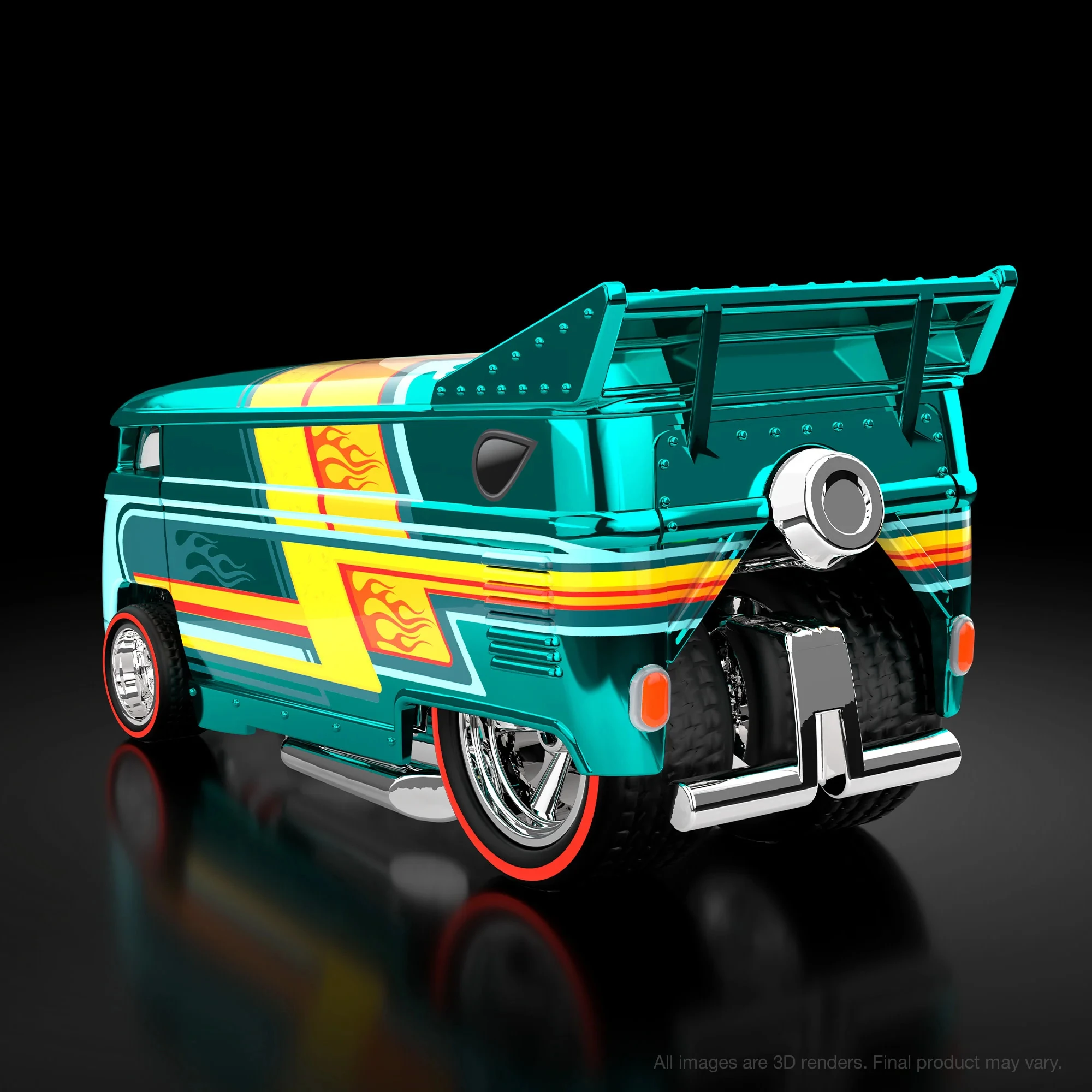 Hot Wheels Cars RLC Volkswagen Drag Bus 1/64 vehículos de juguete modelo fundido a presión de Metal