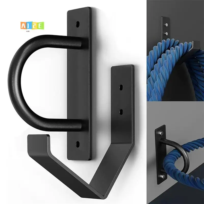 

A12E-Rope Wall Anchor Kit Wall Mounted Training Rope Storage Tool Fitness Rope Wall Mount