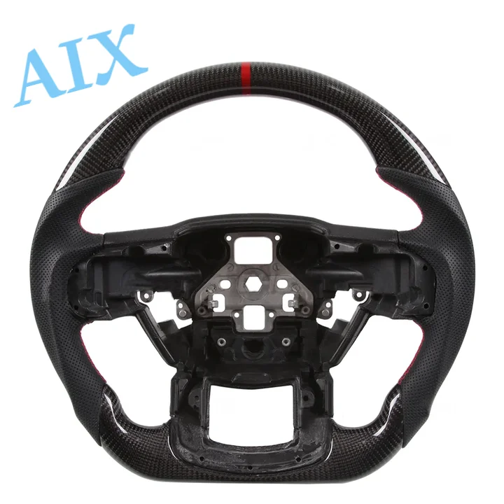 

US Local Stock Fit for Ford Raptor F150 2015 2016 2017 2018 2019 Fancy Real Carbon Fiber Custom Car Steering Wheel