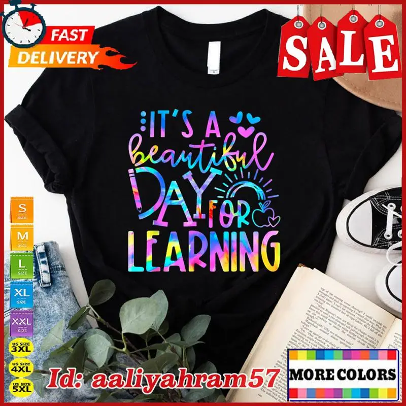 

Это прекрасный день для обучения футболку Tie Dye Back To School