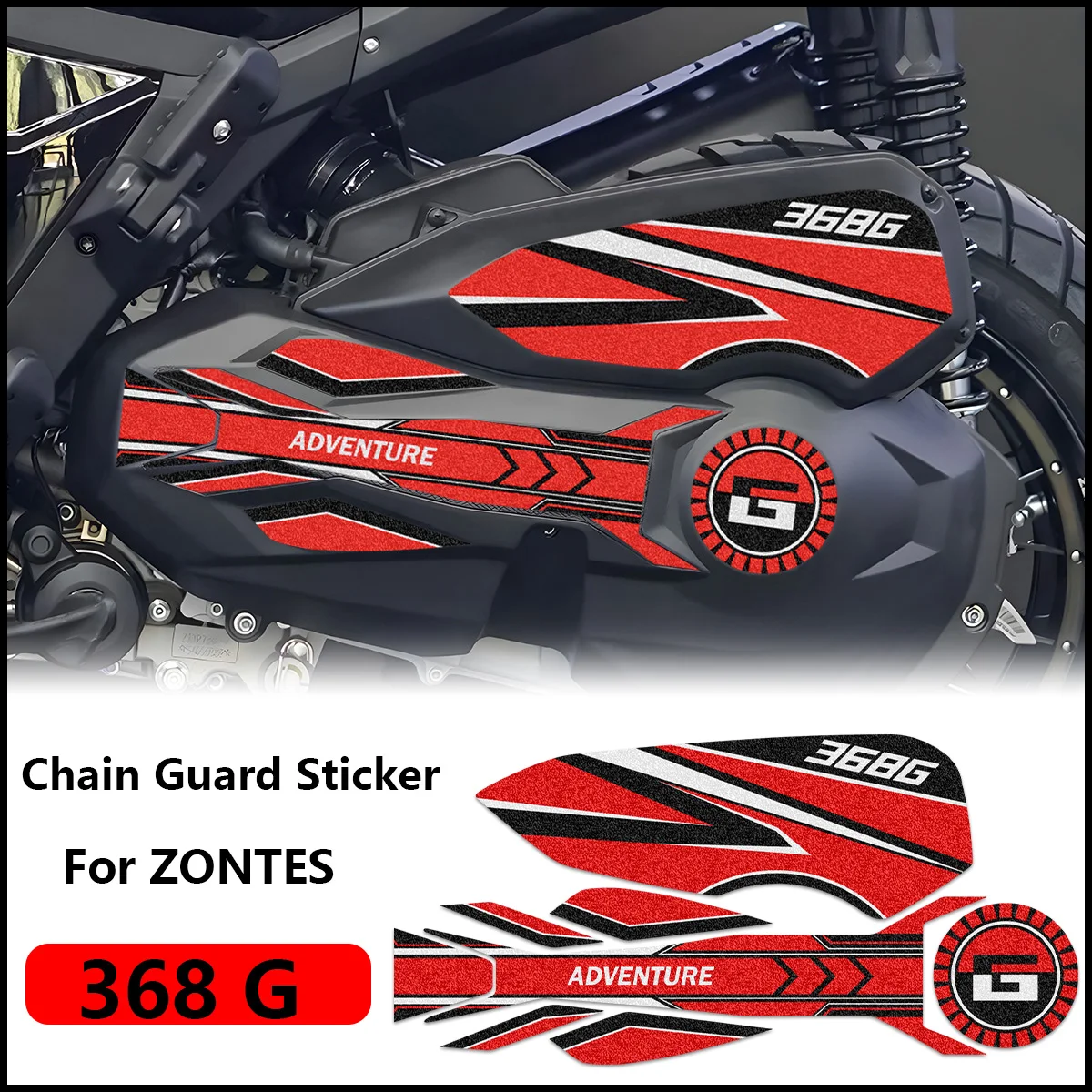 

Наклейки для мотоцикла ZONTES 368G 368 G, утолщенные матовые водонепроницаемые наклейки-декор для защиты цепи мотоцикла