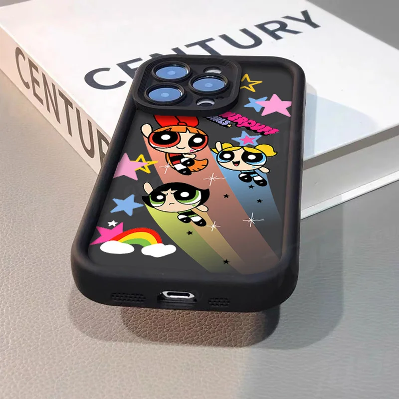 Lovely Powerpuff Girls Phone Case for Xiaomi POCO X6 X5 X4 GT F3 F4 F5 M6 Pro X3 NFC Mi 13T 12T 11T 13 12 11 Lite 5G NE Cover