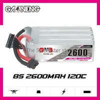 Max 240C GNB 8S 29.6V 2600mAh Lipo Battery For RC Helicopter Quadcopter FPV Racing Drone Parts 29.6V Battery With T XT60 Plug