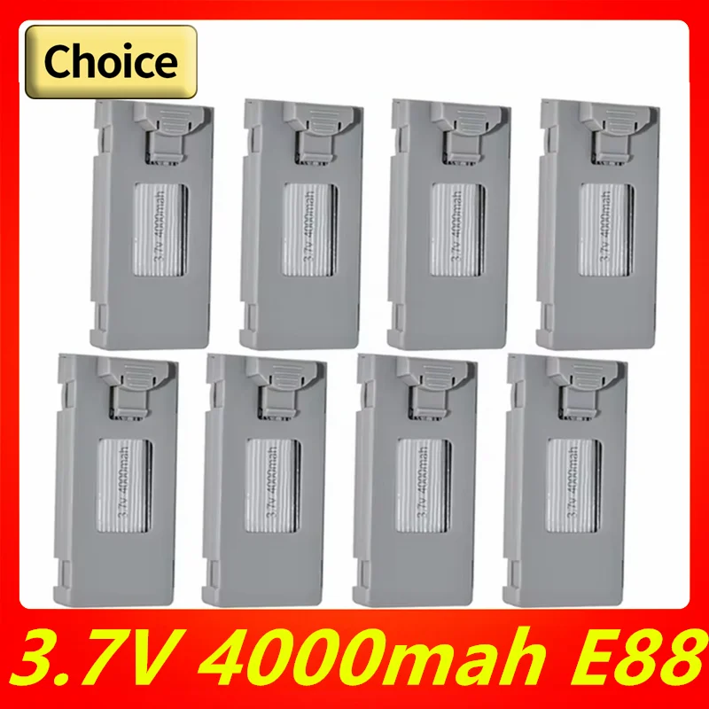 FOR E88 e88S 3.7V 4000mAh For E99 E99S RC Drone Battery Stable UAV Battery For E525 E99 E99PRO P1 P5 K3 P8 E525 Li-ion Battery