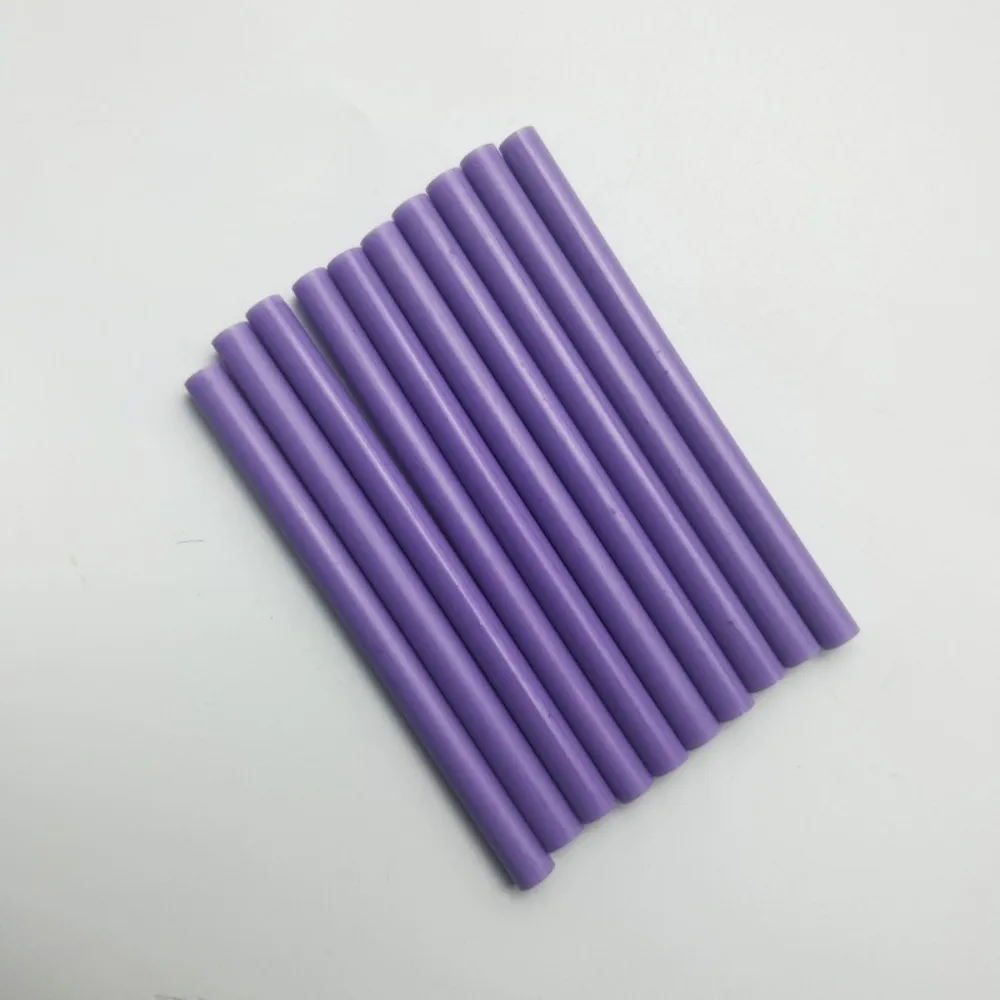 20Pcs/lot Purple High viscosity Hot melt adhesive stick Pure colour DIY Hand tools 7mm Diameter