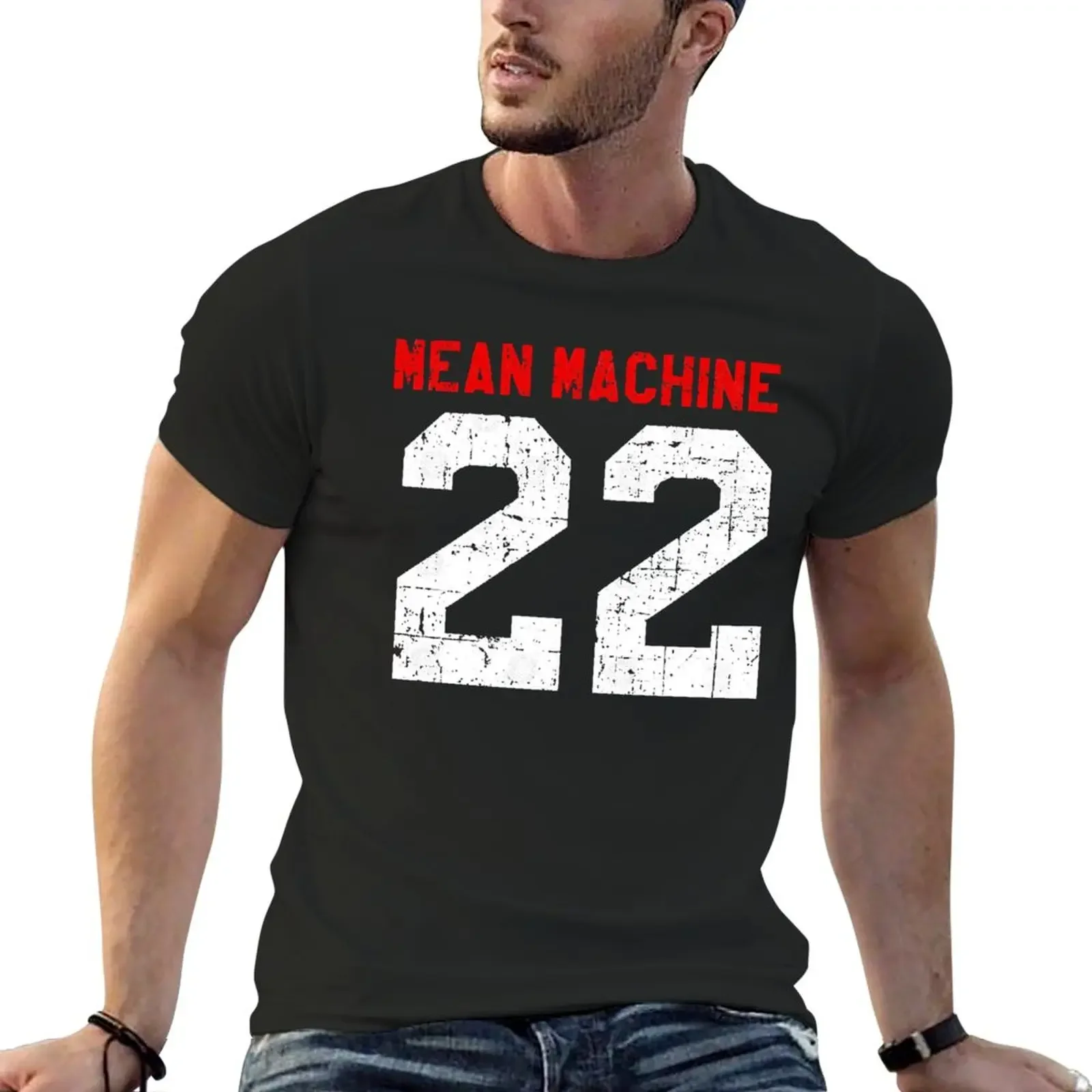 

New Mean Machine Jersey T-Shirt customizeds graphics new edition anime funny t shirts for men