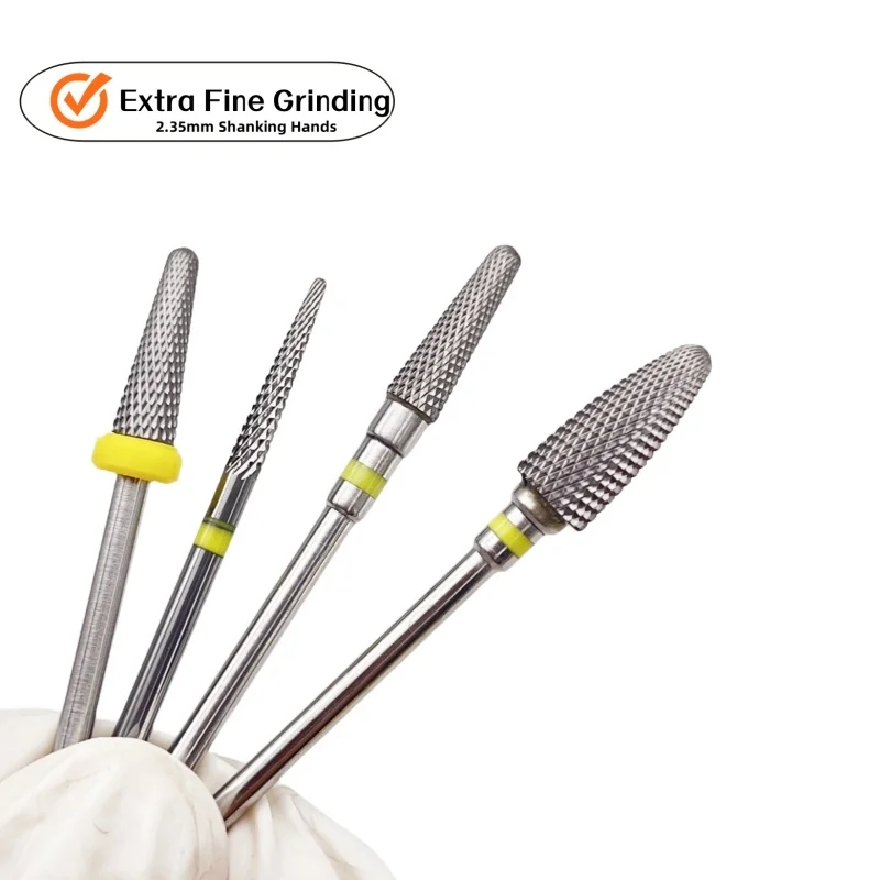 1Pcs XF Carbide Nail Drill Bit Electric Nail Mills Cutter For Manicure Machine Nail Files Tungsten Steel Accessories Nail Tools