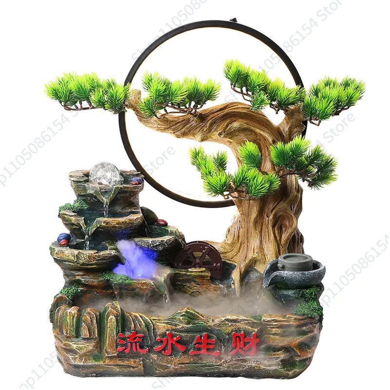 

Каменные композиции, текущая вода, декоративные элементы, фонтаны, украшения для дома в китайском стиле, настольные украшения.