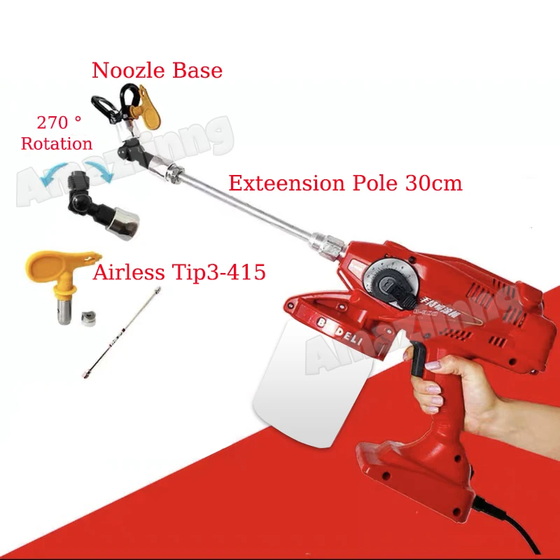 Corded Handheld Airless Paint Sprayer Low Pressure Painting Machine 17M359 For Car House Painting Door Electric Painting Tools