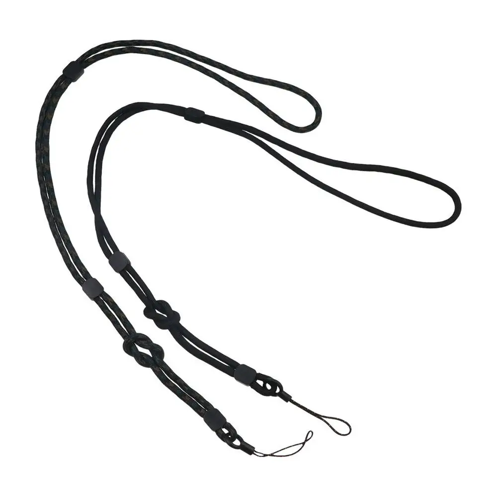 Adjustable Mobile Phone Lanyard Hand-woven Long Neck Phone Hanging Chain Nylon Pendant Cellphone Straps Wrist Straps