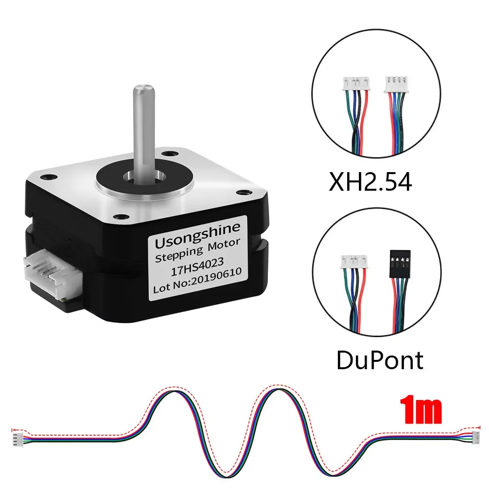 

Шаговый двигатель Nema17 17HS4023 4-Lead 1.0A Nema 17 42 Motor For CNC laser J-head bowden для Titan Extruder 3D Printer Parts