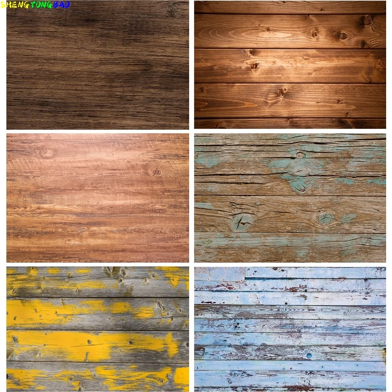 

Vinyl Vintage Wooden Floor Children Baby Portrait Photography Backdrops For Photo Studio Background Props 21921 CXSC -08