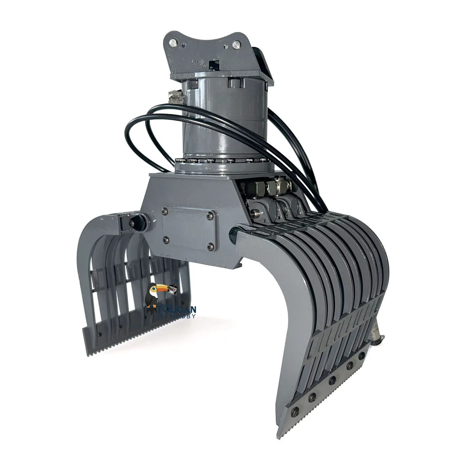 1/14 rc garra hidráulica de metal garra para xdrc 945 escavadeira de controle remoto modelo atualizado parte acessórios th22780
