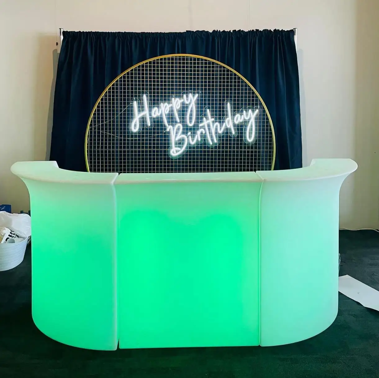 

Светящаяся светодиодная барная стойка для ночного клуба, дизайнерская светодиодная лампа, коммерческая мебель для дома