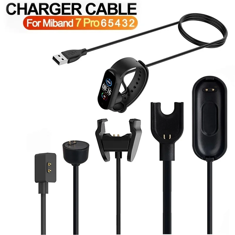USB Charging For Xiaomi Mi Band 7 USB Charger Cable For Xiaomi Mi Band 7 6 5 4 3 2 Chargers For Xiaomi Mi Band 7 Pro USB Charger