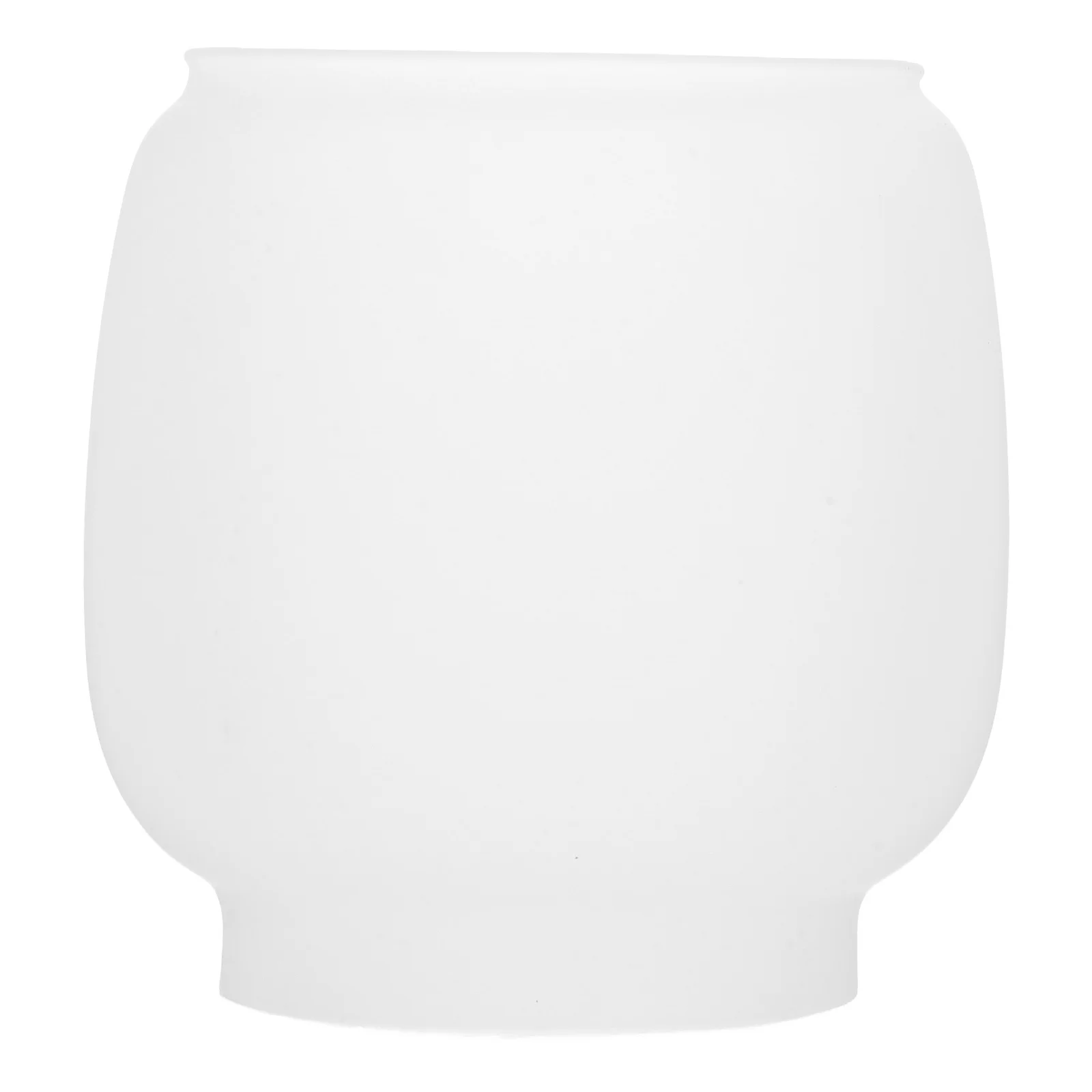 غطاء مصباح زجاجي عتيق بلمسة نهائية مجعدة بديل متوسط بلوري شفاف لمصباح طاولة إعصار فانوس زيتي