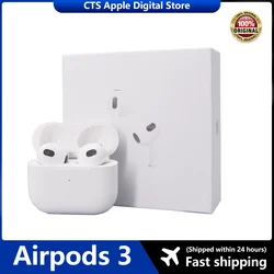 2023 Original AirPods 3 Adaptive EQ H1 Earphone Chip Wireless Bluetooth Earphone Spatial Audio with Dynamic Head Tracking