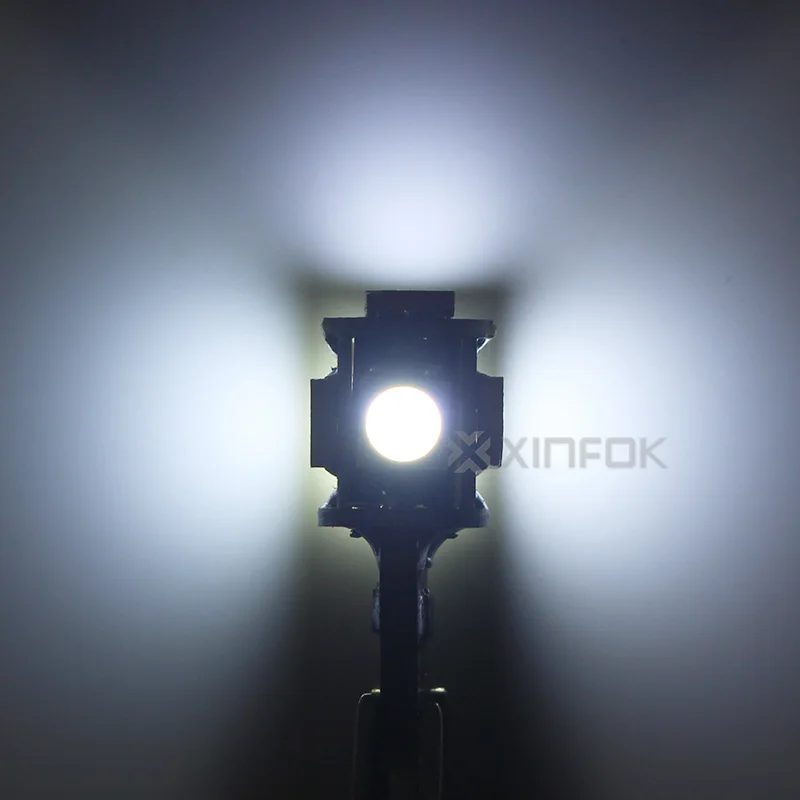 2 Pcs High Quality LED T10 canbus 5050 error free white lights bulb 5smd Car Side Tail Light Decoder Sign Truning Light
