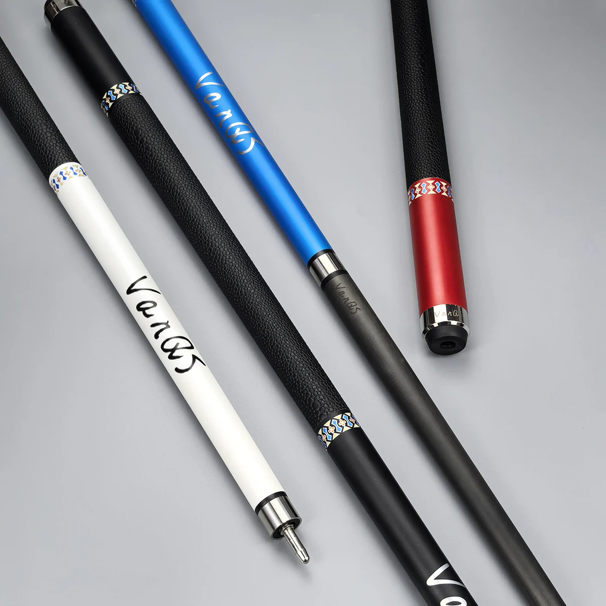 

Hot Selling Handmade 1/2-pc Carbon Fiber Shaft Billiard Pool Cue 12.5mm Tip Leather Grip Pool Stick